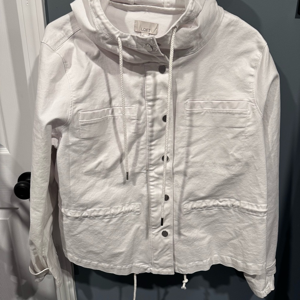 Women's White corduroy Jacket